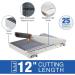 Swingline EdgeGlow LED Guillotine Paper Cutter with Tempered Glass Surface - 12 Cut Length, 25 Sheet Capacity - Buy Online on GoSupps.com