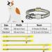 Buy Taglory Reflective Cat Collar with Safety Clasp & Bell - 2-Piece Adjustable Kitten Collars (15-20cm Yellow) - International Shipping Available - Buy Online on GoSupps.com