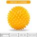 4 Pcs/Set Dryer Tumble Balls MaikcQ Dryer Balls Reusable Washing Balls Drying Fabric Softener Ball for Home Clothes Cleaning Tools Yellow - Buy Online on GoSupps.com