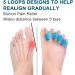 Sumifun Gel Toe Separators 10 PCS - Bunion Pain Relief & Toe Stretchers - Men and Women (Blue) - Buy Online on GoSupps.com