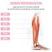 4Pcs Elastic Calf Compression Sleeves - Unisex Calf Support for Varicose Vein & Injury - Pink&Blue - Buy Online on GoSupps.com