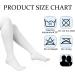 2 Pairs XL Anti-Embolism Stockings 15-20 mmHg for Women & Men - Unisex Ted Hose Socks with Inspect Toe Hole - Buy Online on GoSupps.com