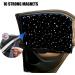 ZATOOTO Car Sun Shades Magnetic - Baby/Kids Car Window Privacy Blackout Black (2 PCS) - 50*78cm - Black Star - Buy Online on GoSupps.com