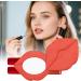 Lipstick Holder | Flexible Device with Mirror Adhesive Lip Gloss Holder Phone Card Holder | For Home Travel Family Daughter Mother Girlfriend Wife Red - Buy Online on GoSupps.com