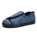 Gycdwjh Diabetic Shoes for Women's Unisex Extra Wide Width Walking Shoes with Adjustable Non-Slip Diabetic Slippers for Seniors Swollen Feet Use 12 Blue