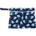 Damero 3 pcs Baby Wet Dry Cloth Diaper Bag - Reusable Travel Diaper Organiser (Whale) - Buy Online on GoSupps.com