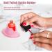 2pcs Soft Rubber Nail Polish Bottle Holder - Anti Spill Nail Polish Stand for Salon & Home Use - Perfect for Nail Art - Buy Online on GoSupps.com