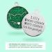 Ibera Gifts - Custom Engraved Cat Collars for Medium to Large Cats | Round Green Glitter Design with Name & Address Tags - Buy Online on GoSupps.com