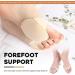 1 Pair Honeycomb Fabric Forefoot Pads for Women High Heels - Non-Slip Invisible Socks for Comfort and Toe Correction - Beige, One Size - Buy Online on GoSupps.com