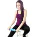 Coolife Fascia Muscle Roller - Cellulite Massager for Neck, Legs, Back - Deep Tissue Massage Stick with 3 Balls - Light Blue - Buy Online on GoSupps.com