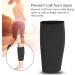 Elastic Calf Brace for Hiking & Running | Compression Sleeve for Torn Muscles & Shin Splints | Calf Support Guard - Black - Buy Online on GoSupps.com