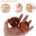 Beavorty Handball Massage Fitness Ball Stress Relief & Hand Training Wooden Balls for Adults | Gymnastics & Exercise Tools - Buy Online on GoSupps.com