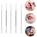 5pcs Makeup Spatulas Cosmetics Mixing Tools Metal Spatula Nail Art Beauty Scoop Facial Cream Mixing Stick for Mixing and Sampling (Silver) - Buy Online on GoSupps.com