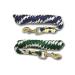 Lead rope for horse - tie rope in various stylish designs lead rope tie rope for pony donkey goat (1x green + 1 blue)