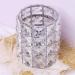 Tasybox Crystal Makeup Brush Holder Organizer - Handcrafted Silver Cosmetics Brushes Cup Storage Solution - Buy Online on GoSupps.com