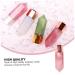 FRCOLOR 2 Pcs Mini Massage Essential Oil Roller Bottles & Facial Scraping Tool Pink Gemstone Perfume Sample Vials (9.35x5cm) - Perfect for International Shipping - Buy Online on GoSupps.com