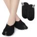 Portable Bunion Relief Toe Separator Socks for Women - Soft, Elastic & Breathable - Valgus Corrector - Ideal for Work - Black - Buy Online on GoSupps.com