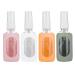 HOMBYS Empty Clear Glass 2oz Small Spray Bottles with Silicone Sleeve Protection - Refillable Containers for Travel Cleaning Solutions Essential Oils Sanitizers - Fine Mist Spray - 4 Pack-Clear 4 Pcs Clear-set 3 4 pcs