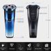 Buy Rechargeable Electric Shaver with Pop-Up Trimmer - IPX7 Waterproof 3D Rotary Razor for Easy Use & Storage - International Shipping Available - Buy Online on GoSupps.com