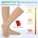Evolyline Medical Compression Stockings 20-30 mmHg for Men & Women | Closed Toe Support Socks for Varicose Veins & Edema - Beige - Buy Online on GoSupps.com