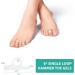 Welnove Hammer Toe Straightener & Corrector for Women - 8 Pcs Cushions for Bent Crooked & Claw Toes - Soft Clear One Loop Design - Buy Online on GoSupps.com