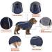 Buy Slowton Winter Coat for Dogs | Warm Polar Fleece Waterproof Adjustable Soft Vest for All Sizes | Navy Blue Dog Jacket - Buy Online on GoSupps.com