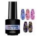 Bavokon Nail Foil Gel | 8ml Strong Adhesion Clear - Gel Requiring a UV Lamp - for DIY Home Manicures and Decorative Nail Art