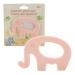 XGYLVFEI Baby Teething Toy - BPA Free Silicone  Easy to Grip Teeth  Effective Elephant Teeth Ring Toy Best for Babies 0-24 Months  Baby Boys & Girls pink