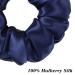 Utukky 100% Pure Mulberry Silk Hair Scrunchies - Soft, Natural, No Damage Hair Ties for Women and Girls - Ponytail Holder - (1-3 Packs) - Buy Online on GoSupps.com
