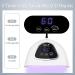 LKE 72W UV LED Nail Lamp with LCD Display | 3 Timer Settings | Gel Nail Polish Curing Dryer - Pink - Buy Online on GoSupps.com