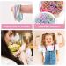 200pcs Toddler Girls Hair Ties | Elastic Bands for Kids Hair - Small & Thin - Buy Online on GoSupps.com