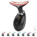 Neck Face Massager Electric Facial Massager Device Triple Action Colour Modes for Skin Rejuvenation Skin Care Beauty Device for Wrinkles Reducing Skin Tightening (Black)