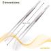 VORESTIC Aquarium Tools Extra Long Tweezers Set 48cm Reptile Feeding Tongs - Buy Online on GoSupps.com