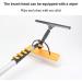 SN-XBDP Photovoltaic Panel Cleaning Brush 3.6M Telescopic Pole Photovoltaic Manual Cleaning Tool Special Water Spray Brush - Buy Online on GoSupps.com