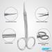 Nail Scissors Professional Cuticle Scissors Extra Strong Straight Curved Manicure Nail Art Scissors (CS-04) - Buy Online on GoSupps.com
