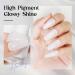 MIZHSE Quick Dry Nail Polish - Milky White 15ml Water-Based Lacquer Fast Air Dry High Glossy Shine for Nail Art & Manicure - Buy Online on GoSupps.com