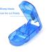 Portable Travel Pill Cutter - Small Pill Splitter with Blade Guard for Safety - Stainless Steel Blade for Cutting Pills, Tablets, Vitamins (Blue, 2 PCS) - Buy Online on GoSupps.com