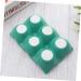 GLEAVI 6 Egg Holder for Fridge Eggs Countertop Egg Holder Practical Egg Tray Container Household Tableware Green 14.5x9.5x3.2cm - Buy Online on GoSupps.com