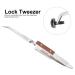 Electronics Tweezers Kit Tweezer Comfortable Secure Grip Stainless Steel Curved Tweezer for Electronics Sodlering Jewelry Craft Laboratory Work Hobby(Curved mouth) - Buy Online on GoSupps.com