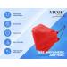 Disposable Black Face Masks Hynaut Leaf Shape Individually Packed 4-Ply 3D Face Masks Ear Loop Adjustable Nose Strap Red - Buy Online on GoSupps.com