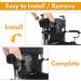 Lateral Support Wheelchair Arm Rest Cushion Accessories Torso Stabilization Leather Cover Armrest Support Universal Fit Wipe-Clean High Density Foam for Stroke Patients Seniors(A Pair) - Buy Online on GoSupps.com