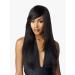 Sensationnel 100% Human Hair Empire Clip In Bangs - SIDE SWEPT BANG (Color:1B Off Black) - Buy Online on GoSupps.com