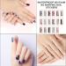 Ruarby Semi Cured Gels Nails Stickers Nails Polish Strips Korean Style Gels Nails Strips Nails Art Decortions for Party Style1 - Buy Online on GoSupps.com