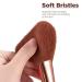 Anmor Premium Rose Gold Powder Brush #8113-01 | Fluffy Soft Bronzer Brush for Professional Even Application - Aluminum Tube Handle, Nano-Fiber Bristles - Buy Online on GoSupps.com