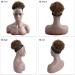 YAMEL Light Brown Afro Puff Drawstring Ponytail Extension for Black Women - Medium Bun Updo Hairpiece (Pack of 1) - Buy Online on GoSupps.com