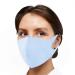 Reusable Face Mask GENERISE Stylish Face Mask x5 - Polyurethane Breathable Washable Face Mask - Unisex (Blue)