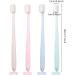 4 Extra Soft Micro Nano Toothbrushes for Sensitive Gums - 20 000 Bristles for Adults & Children - Blue Green Pink & Beige - Buy Online on GoSupps.com