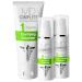 MD Complete 3-Step Professional Acne Clearing System: Salicylic Acid Cleanser Benzoyl Peroxide Spot Treatment and Retinol Vitamin-C Complexion Correcting Serum