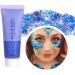 Beliky Girl Glitter gel for the body liquid eyeshadow holographic liquid glitter glitter for nails and face (blue)