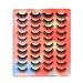 Soft & Light Black 3D False Eyelashes - 40 Pieces | Comfortable Long Lasting Makeup Tools for Daily & Party Use | Ideal for Beginners - Buy Online on GoSupps.com